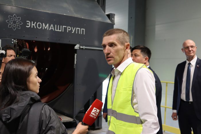 Дмитрий Патрушев осмотрел новый комплекс по переработке отходов в Кингисеппе