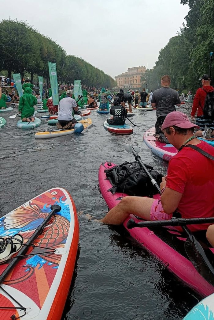 Фонтанка SUP: самому большому фестивалю сапсерфинга в Европе в этом году исполнилось 10 лет