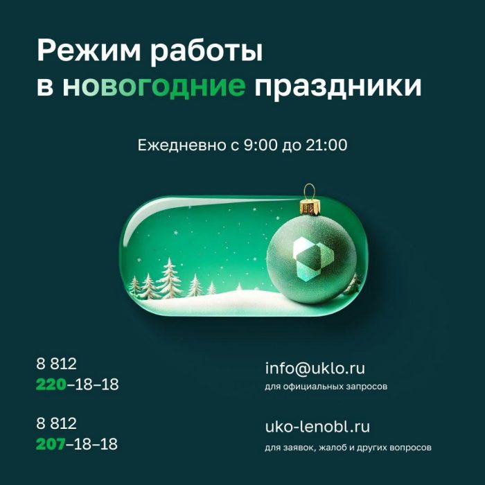 В Новый год мы продолжим усиленно работать