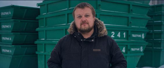 Первый герой проекта «За кадром: сбор и вывоз отходов в ЛО» — Лушников Никита