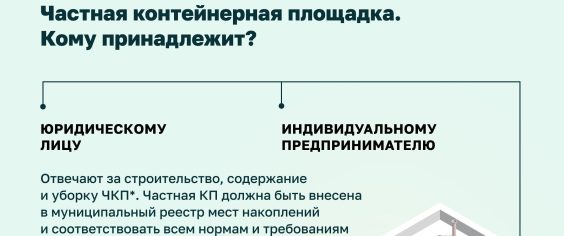 Частная контейнерная площадка. Особенности